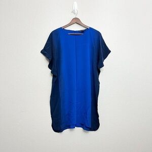 French Connection Oversized Silk Ombre Dress